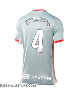 Günstige Atletico Madrid Conor Gallagher #4 Auswärtstrikot Damen 2024-25 Kurzarm